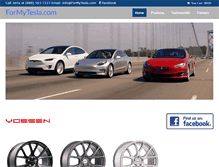 Tablet Screenshot of formytesla.com